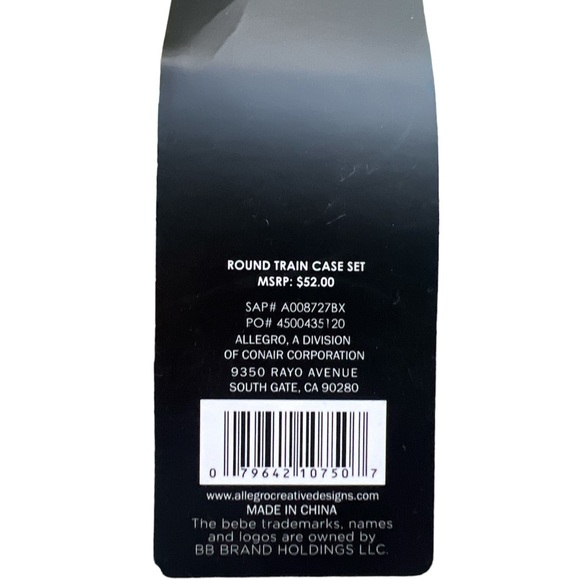 Bebe Round Train Case set - Picture 2 of 3